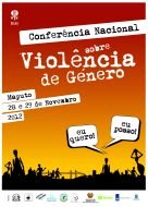 Cartaz da Conferência Nacional sobre a Violência de Género