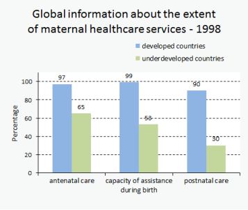 aExtent of maternal healthcare services - 1998