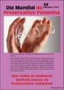 Cartaz do Dia Mundial do Preservativo Feminino