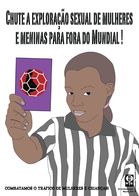 Chute a exploração sexual para fora do mundial!