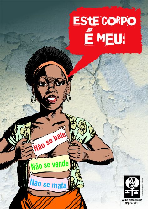 Cartaz da WLSA Moçambique