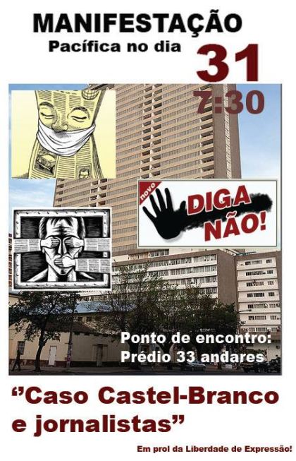 Cartaz da Manifestação pela Liberdade de Expressão