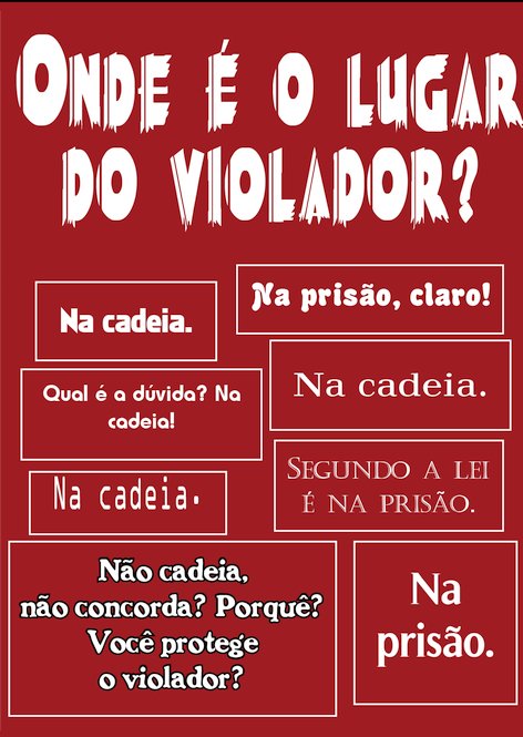 Cartão sobre o caso do deputado Alberto Niquice