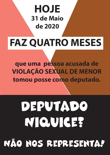 Deputado Niquice não nos representa