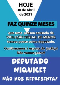 Deputado Niquice não nos representa