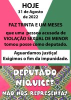 Deputado Niquice não nos representa