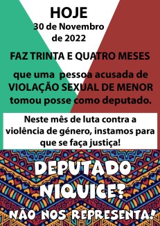 Niquice não nos representa!