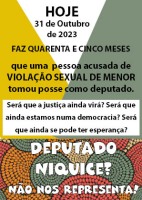 Deputado Niquice não nos representa